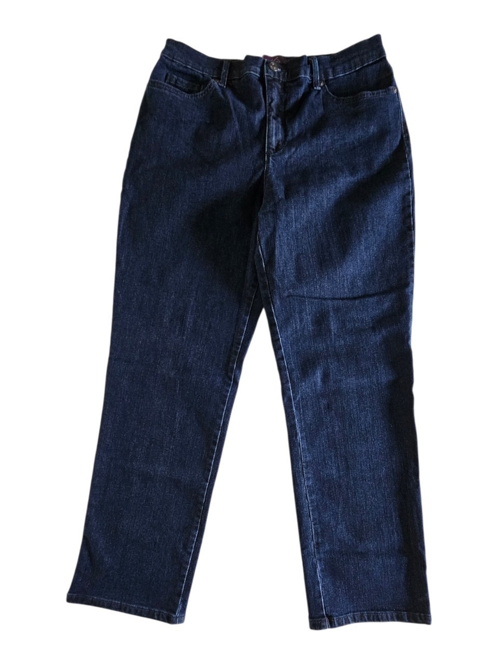 Gloria Vanderbilt Straight Leg Dark Blue Jeans